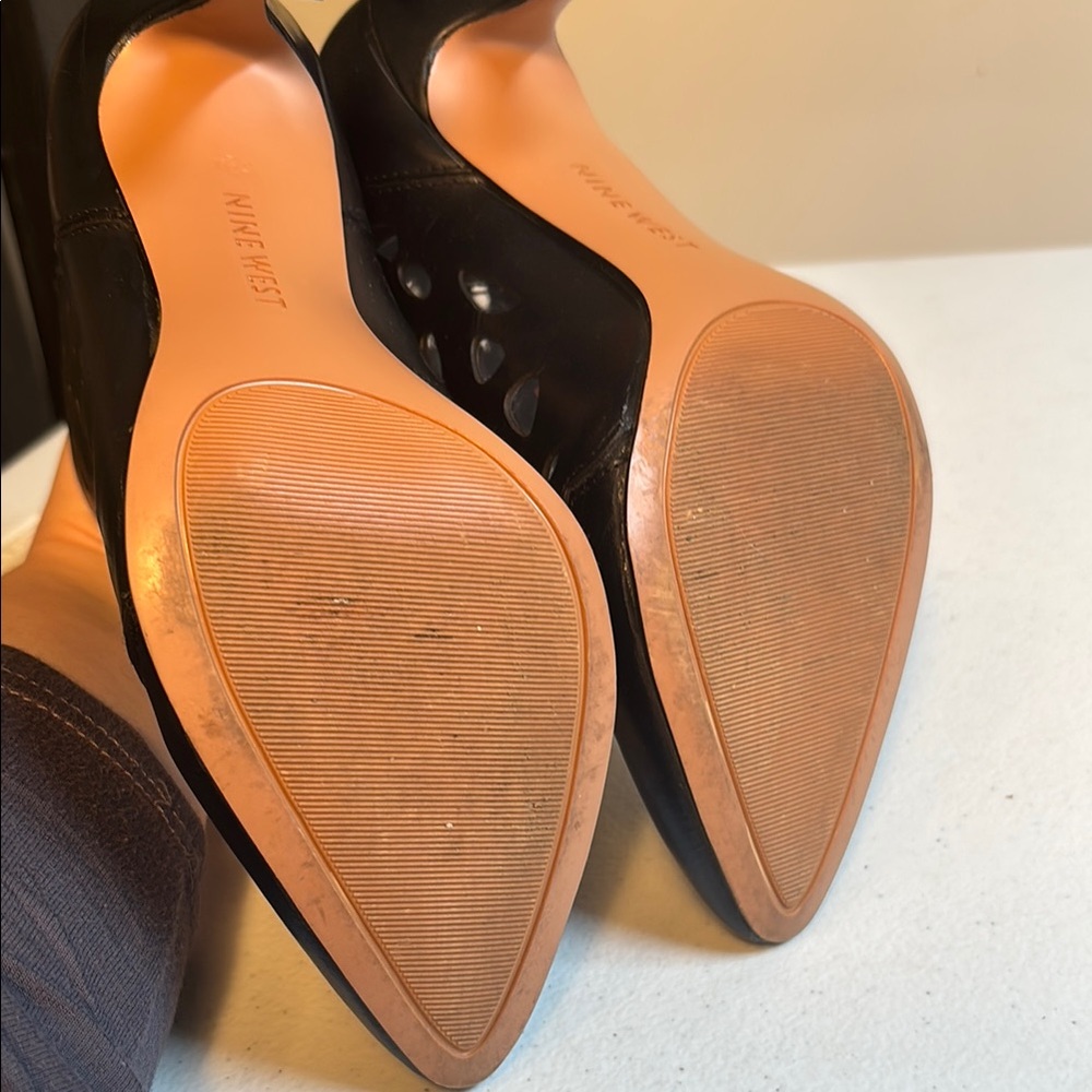 Black Cutout Ankle Boots - Picture 7 of 7